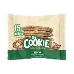 My Cookie Dealer Protein Cookie With Apple Pie Flavour, Biscuit Proteic Cu Aroma De Placinta Cu Mere, 63 G - Img 1