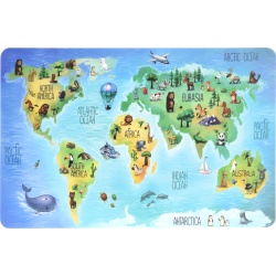 Napron 43.5x28.5 cm, plastic, modele har - Img 2