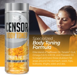 Nds Nutrition Censor Body Toner, Formula Avansata Pentru Tonifiere, 180 Cps - Img 2