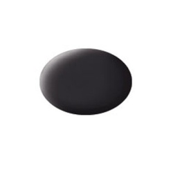 Negru gudron mat RAL 9021, vopsea acrilica 18 ml