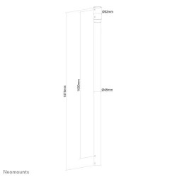 NM 100 cm extension pole FPMA-C340BLACK - Img 3