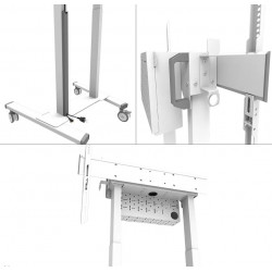NM NWS Stand mobil motorizat 37"-100" wh - Img 5