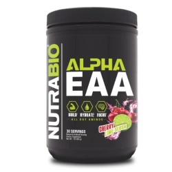 Nutrabio Alpha Eaa Cherry Lime Slush Flavor, Aminoacizi Cu Aroma De Cirese Si Lime, 455 G