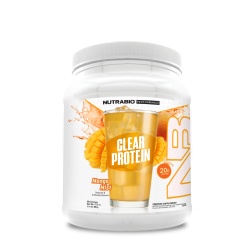 Nutrabioclear Whey Protein Isolate Mango, Izolat Proteic Din Zer Clar Cu Aroma De Mango, 489 G
