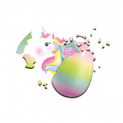 Ou de jucarie pentru copii cu unicorn care eclozeaza in apa - Img 2