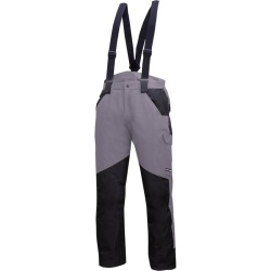 PANTALON MULTIFUNCTIONAL CU BRETELE / GRI - 2XL