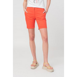 PANTALONI SCURT CASUAL FEMEI CORAL XS - Img 1