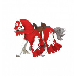 Papo figurina cal cavalerului medieval grifon - Img 1