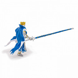Papo figurina rege cu blazon dragon albastru - Img 7