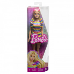 Papusa barbie fashionista blonda cu aparat dentar