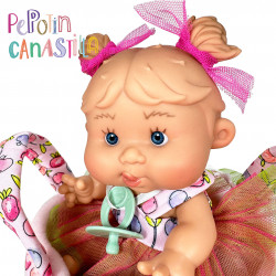 Papusa Nines D'Onil, Colectia Pepotin Canastilla, cu miros de vanilie, 21 cm - Img 3