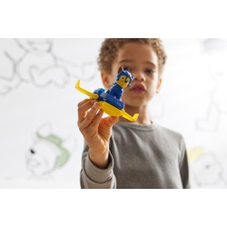 PATRULA CATELUSILOR ACTION PUPS SET VEHICUL DE SALVARE HOVERBOARD SI FIGURINA CHASE 5 CM - Img 7