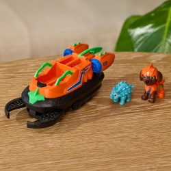 PATRULA CATELUSILOR FILMUL CU DINOZAURI SET DINO VEHICUL HOVERCRAFT CU FIGURINA ZUMA SI ACCESORII 15CM - Img 5