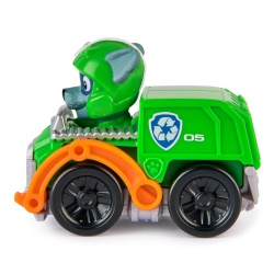 PATRULA CATELUSILOR PUP SQUAD RACERS AIR RESCUE VEHICUL METALIC ROCKY SCARA 1 LA 55 - Img 4