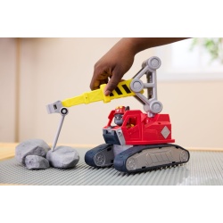 PATRULA CATELUSILOR RUBBLE SI ECHIPA SET VEHICUL EXCAVATOR SI FIGURINA CHARGER - Img 7