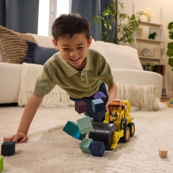 PATRULA CATELUSILOR RUBBLE SI ECHIPA VEHICUL BULDOZER CU MOTOR DUBLU - Img 5