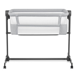 PATUT CO-SLEEPER KINDERKRAFT NESTE UP 2, GRI DESCHIS