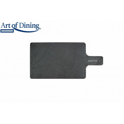 Platou ardezie drept. cu maner, 38x19cm - Img 2