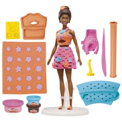 PLAY DOH BARBIE SET CREATII VESTIMENTARE ZI DE PLAJA COCHETA - Img 4