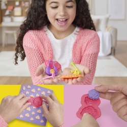 PLAY DOH BARBIE SET PLASTELINA CREATII VESTIMENTARE FLORALE - Img 6