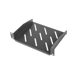 Poliță fixă 10" 1U/254x180 mm, 20 kg, ng