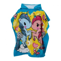 Poncho copii 60x120 cm Unicorn - Img 1