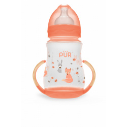 PUR 9023 – BIBERON CU GURA LARGA, DESEN SI MANERE +6 LUNI, 250ML - Img 4