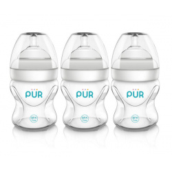 PUR 9815 – SET BIBEROANE ADVANCED PLUS CU GURA LARGA 3 X 150ML
