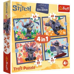 PUZZLE 4IN1 DISNEY LILO SI STITCH VACANTA IN HAWAII - Img 1