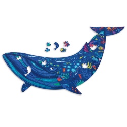 Puzzle - Balena cu cocoasa cu piese tematica ocean, 200 piese - Img 2