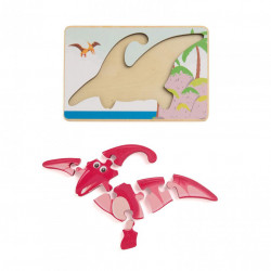 PUZZLE DIN LEMN PTERODACTIL, 8 PIESE - Img 2
