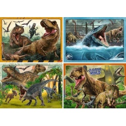 PUZZLE JURASSIC WORLD BUMPER PACK 4X100 - Img 2