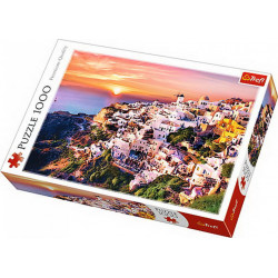 Puzzle trefl 1000 apus in santorini