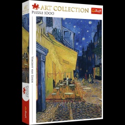 PUZZLE TREFL 1000 ART COLLECTION VINCENT VAN GOGH TERASA CAFENEA NOAPTEA - Img 1