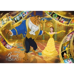 PUZZLE TREFL 1000 PREMIUM PLUS DISNEY PRINCESS FRUMOASA SI BESTIA - Img 2