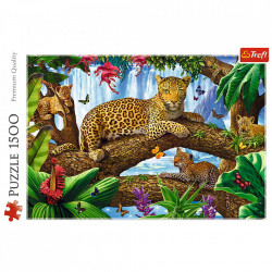 Puzzle trefl 1500 jaguar intr-o pauza odihnitoare - Img 3