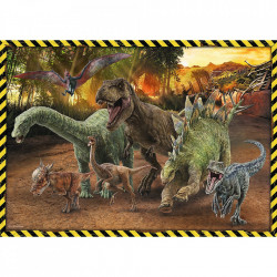 Puzzle trefl 200 jurassic world in parcul jurassic - Img 2