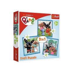 PUZZLE TREFL 3IN1 BANG DISTRACTIA CU PRIETENII - Img 1