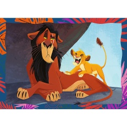 PUZZLE TREFL 4IN1 DISNEY REGELE LEU - Img 4