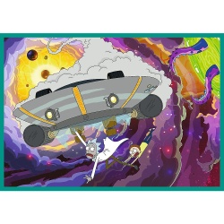 PUZZLE TREFL 4X250 LUMEA INTORTOCHEATA A LUI RICK SI MORTY - Img 4