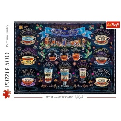 PUZZLE TREFL 500 TIPURI DE CAFEA - Img 3
