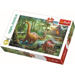 PUZZLE TREFL 60 MIGRATIA DINOZAURILOR - Img 1