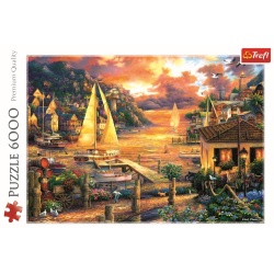 PUZZLE TREFL 6000 VANATORUL DE VISE - Img 3