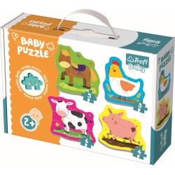 PUZZLE TREFL BABY CLASIC ANIMALE LA FERMA 18 PIESE