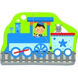 PUZZLE TREFL BABY CLASIC VEHICULE PENTRU TRANSPORT 8 PIESE - Img 4