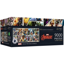 PUZZLE TREFL UFT 9000 MARVEL AVENGERS PRIN UNIVERSUL COMIC - Img 2