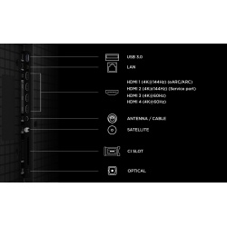 QD-MiniLED TV 4K 98''(248 cm) TCL 98T8D - Img 4