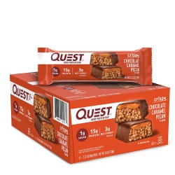 Quest Hero Crispy Baton Proteic Cu Aroma De Ciocolata, Nuci Pecan Si Caramel, 60 G - Img 6