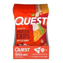 Quest Tortilla Style Protein Chips, Cu Aroma De Buffalo Ranch, 32 G - Img 2