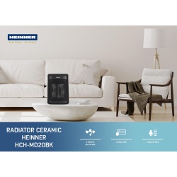 RADIATOR CERAMIC HEINNER HCH-MD20BK - Img 8